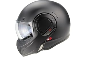 VIPER VPR F242 P/J Reverse Flip-Up Motorcycle Helmet - Double Visor Modular Jet Crash Helmet for Racing Sports Touring - Road Legal ECE22.05/22.06 Approved Motorbike Helmets