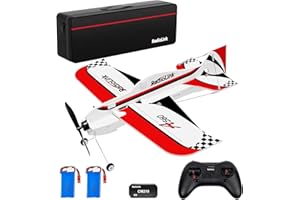 Radiolink A560 Prêt à Voler Contrôle Radio Avion 4 Canaux FC avec 6 Modes de Vol,Equipé d'un Émetteur Radio 2.4Ghz T8S 8CH，Moteur sans Balai et Mousse PP