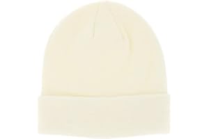 SHIPITNOW Berretto Uomo o Donna Tinta Unita - Cappello Invernali a Maglia Basic Senza Pompon - 100% Acrilico - Modello Semplice e Classico Senza Marca - Taglia Unica