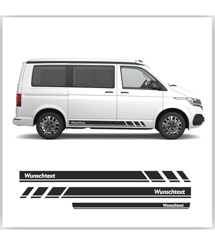 Autocollant Latéral California VW T4 T5 T6 - Personnalisable Pour Bulli Multivan
