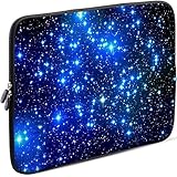 Sidorenko Laptop Tasche für 17-17,3 Zoll | Universal Notebooktasche Schutzhülle | Laptoptasche aus Neopren, PC Computer Hülle Sleeve Case Etui, Blau