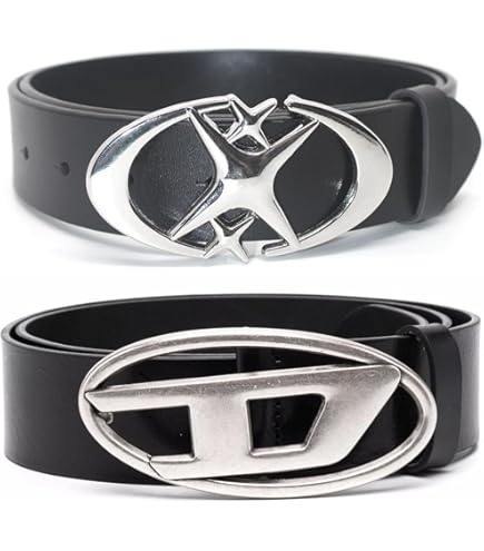 Vintage Gothic Gürtel Mit Mond & Stern Schnalle - Verstellbar 105cm Für Damen & Herren