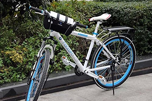 FakeFace Fahrradtasche zur Befestigung am Lenker Schultertasche Umhängetasche Hüfttasche - 5