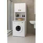 bangu &Ccedil;amaşır Makinesi Dolabı Kurutma Makinesi Dolabı BCMD003 (BEYAZ)