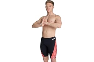 Arena Men's Arena Performance Men's Hydrangea Bouquet Swim Jammer Athletic Swimwear Bathing Suit Swim Trunks (Pack of 1)