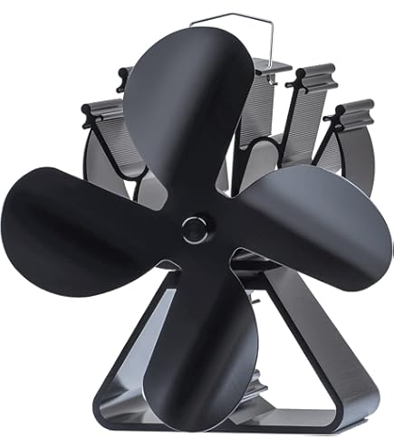 Houtkachel Fan Warmte Aangedreven | 5-bladige Houtkachel Fan Warmte Aangedreven | 5-bladige