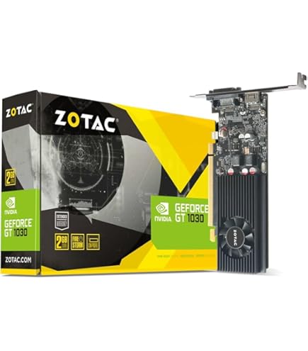 ASUS GeForce GT 1030 Low Profile - 2GB GDDR5 RAM - Grafische kaarten