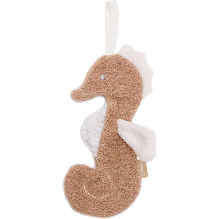 Doudou Bébé éléphant Jollein - Ultra Doux, Couleur Sable - Avec Attache-tétine - 19x14 Cm - Cadeau De Naissance - Collection Elephant Tales