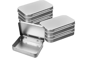 6 stycken metalliska förvaringshängskåpor, 9,5 x 6 x 2 cm Rektangulära