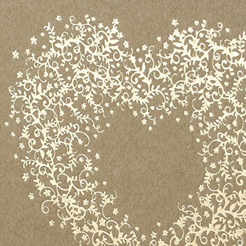 Simplydeko Gästebuch zur Hochzeit | Hochzeitsgästebuch | Hochzeitsbuch (Vintage Kraftpapier-Look) - 2