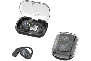 XMENHA Open Ear Kopfhörer Bluetooth kabellos Sport mit Ohrbügel Luftleitung Knochenschall Kopfhörer drahtlos Ohrhörer Kopfhoerer schnurlos Bone Conduction Headphones für Joggen Radfahren Gym Fitnessstudio