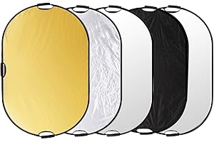 Selens 5 w 1 owalny reflektor 150x200cm, przenośny, składany, do fotografii, studia fotograficznego, oświetlenia i oświetlenia zewnętrznego