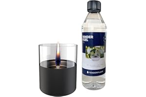 lilly 10 black sicheres tischfeuer tenderflame gift set Ø 10 x 11,5cm