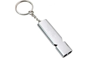 STONHAM Metal Survival Whistle - Super Loud 120dB Emergency Distress Whistle