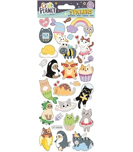 Magical Unicorns Sparkly Stickers By Paper Projects - Reusable, 19.5x9.5cm Sheet, Perfect For Crafts, Kids Activities, Decor - View #13