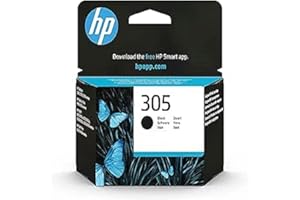 HP 305 Cartouche d'encre originale,3YM61AE, Noir, Compatible avec les séries Deskjet 1200, 2300, 2700, 2700e, 2800, 2800e, 4100e, 4200, 4200e, DeskJet Plus 4100, Envy 6000,6000e, 6400e, Envy Pro 6400
