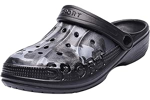 CERYTHRINA Zuecos y Mules Infantil Niño Verano Camuflaje Zapatos de Jardín Ligeras Respirable Antideslizante Sandalias Clogs de Playa Piscina Baño Zapatillas de Agua Interior y Exterior