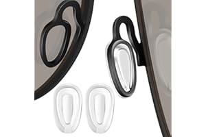 AUZKY 12 Pairs Nose Pads Replacement, Compatible with Oakley Aviators, C-Wire, Deviation, Feedbacks, Holbrook Metal, Gauge 8 Sunglasses and More Models - Clear