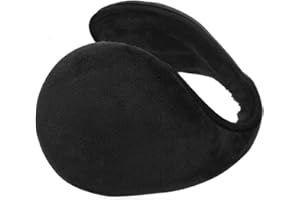 KQUEENSTAR DIRECT Warm Earmuffs - Winter Ear Muffs Classic Fleece Earmuffs Solid Colour Soft Plush Winter Outdoor Snowboarding Ear Warmers Ear Protector Men Women Foldable