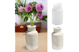 LYEAA Moldes de resina epoxi de silicona para jarrón 3D, soporte para maceta, adorno para maceta, molde de yeso, arte artesanal, decoración del hogar, regalo