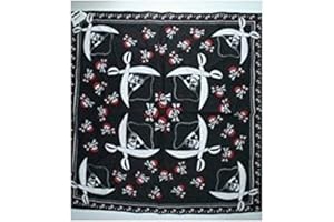 CHELSEA JONES Skull & Crossbones Pirate Bandana/ Neckerchief