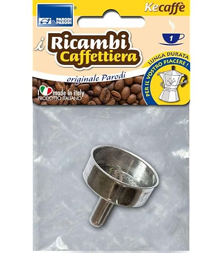 Set Ricambi Caffettiera 9 Tazze Set Ricambi Moka Espresso - Manico, Imbuto, Guarnizione E Filtro Per 9 Tazze Filtro Ricambio Moka 9 Tazze - 6