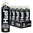 Huel Black Edition Ready-to-Drink | Vanilla Flavour High Protein Drink | 35g Protein Per Bottle | Not Just A Meal Replacement Shake | Complete Nutrition, Plant-Based, Gluten-Free | (8x 500ml bottles)