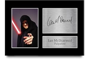 HWC Trading Ian Mcdiarmid A4 Ungerahmt Signiert Gedruckt Autogramme Bild Druck-Fotoanzeige Geschenk Für Star Wars Palpatine Filmfans