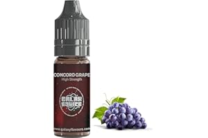 GALAXEJUICE Aromatizante de uva Concord - Aromatizante alimentario de alta potencia - Más de 230 sabores - Botella de 10 ml.