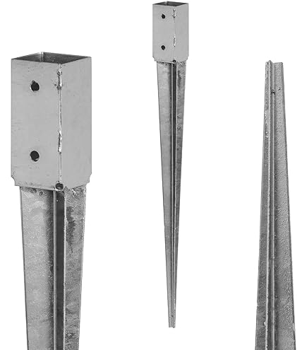 Supporto Palo Da Giardino GAH-ALBERTS - Avvitabile A Terra, Per Tubi Ø17-33mm, 40cm - Foto 11