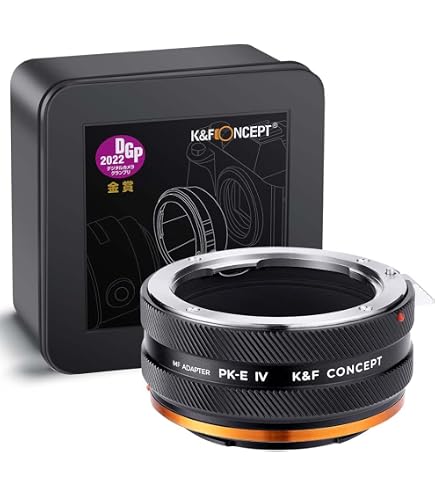 Adattatore Hersmay PK-NEX Per Obiettivi Pentax K Su Sony E-Mount – Alluminio, Messa A Fuoco Manuale, Supporto Modalità AV/M