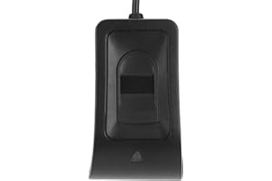 GOSHYDA Lecteur de clé D'empreinte Digitale USB, Structure Compacte, Reconnaissance D'étalonnage Automatique, Lecteur D'Empreintes Digitales USB avec 10 Empreintes Digitales pour PC