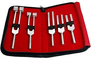 VALUEMED® 5 pce Medical Tuning fork set 128, 256, 512, 1024 & 2048Hz