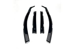 Haibak Wind Deflectors Set Compatible With Vauxhall Zafira B 5 Doors Hatchback/MPV 2005-2014 4 Pcs Tinted in Channel Fitment