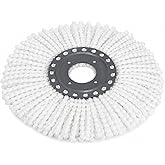 Orret Home D&ouml;ner Vileda Yedek Mop Ucu Mikrofiber Temizlik Bezi 35 cm T&uuml;m Modellerle Uyumlu Vileda Başlığı D&ouml;ner Mop Bezi Yede
