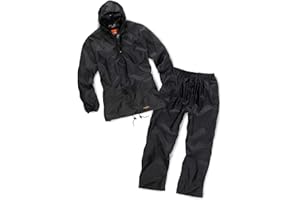 Scruffs T54559 2-Piece Waterproof Suit Black L