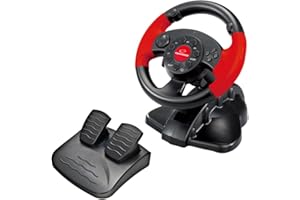 Esperanza EG103 Gaming Lenkrad PC/PSX/PS2/PS3 USB High Octane Schwarz/Rot