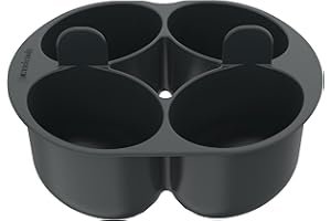 Wundermix - WunderPoach® pour quatre • Accessoire de pochage pour Thermomix & Monsieur Cuisine • Poche des œufs dans TM/MC • Œufs pochés • Cuiseur à œufs • Cuiseur pour 4 œufs