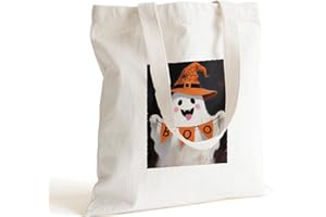 Hisxierng Halloween Candy Tote Bags Candy Tote Bags Halloween Trick or Treat Bags
