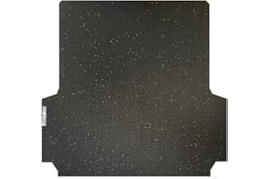 PICKUPMATTE Antirutschmatte Ford Ranger 2023 New Generation Doppelkabine Laderaumwanne Raptor WILDTRAK DOKA m. original Laderaumwanne ab BJ 01/2023 - Variante gerade Kabinenrückwand - Form #2