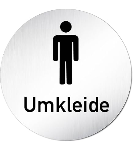 Kinekt3d WC Bordjes Set Dames + Heren - Massief Aluminium 125x125 Mm, Duits Gemaakt, Met 3D Zwevend Effect