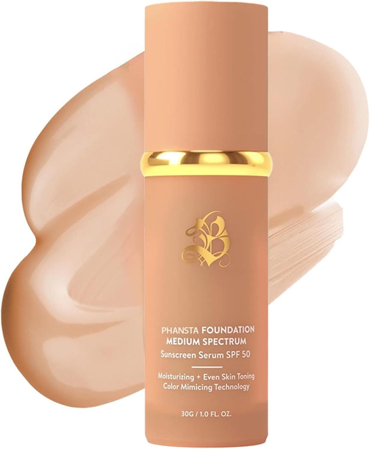 Infinite Love Maquillaje | Base De Maquillaje Que Cambia De Color | 4 En 1 Base De Maquillaje Antiedad Con Spf 50 – Base Que Se Adapta A Tu Tono De Piel - 30g (1, tono de piel)
