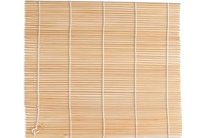 Bambu sushimatta – Makisu för sushirullar – Storlek 23x23cm – – Rullmatta perfekt för hemlagad sushi eller annat