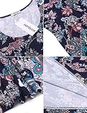 HOTOUCH Damen Umstandskleid Brautkleid Mutterschafts Kleid Umstands Schwangerschafts Kleid Ärmellos Rundhals Sommer Kleid - 7