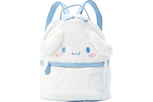 Tomicy Peluche Mochilas Peluche Lindo Suave Mochila Mochila de Viaje Guarderia Bolsa Regalos para Niñas, Blanco