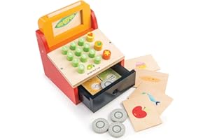 TENDER LEAF TOYS Tender Leaf Jeu d'apprentissage Caisse enregistreuse en Bois Multicolore