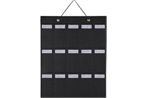 Hifot do przechowywania okularów przeciwsłonecznych, powiesić kieszonkowe okulary ścienne, uchwyt na okulary 15 szczelin filcowych