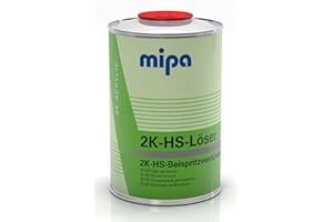 ‎MIPA MIPA 2K-HS-Löser Beispritzverdünnung Beilackierung Autolack Verdünner 1 Liter