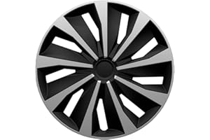 AUTO-STYLE Autostyle Pp 5396Sb Set Di 4 Copricerchi Grip 16 Pollici Argento/Nero, Silver