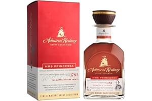 Admiral Rodney HMS PRINCESSA Fine & Mature Saint Lucia Rum 40% Vol. 0,7l in Giftbox